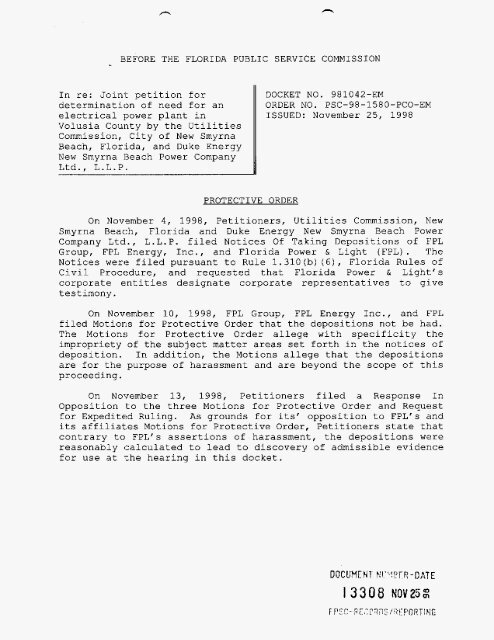 Notices Were Filed Pursuant To Rule 1 310 B 6 Public Service Notices Were Filed Pursuant To Rule 1 310 B 6 Public Service