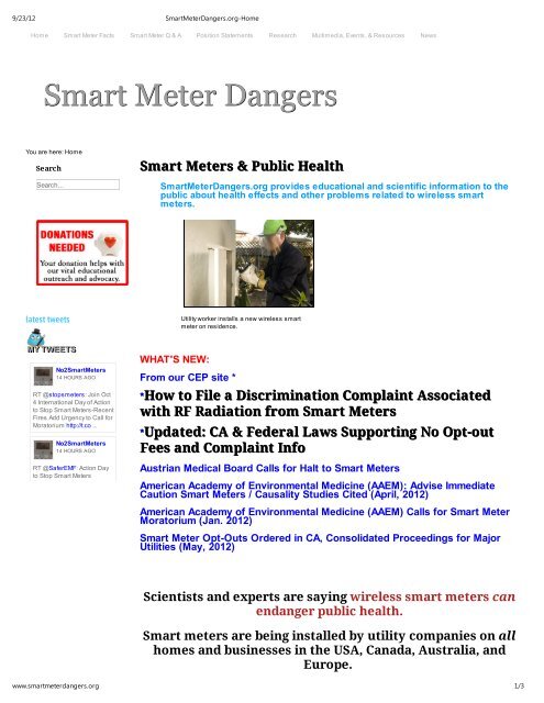 Smart Meters - Public Service Commission