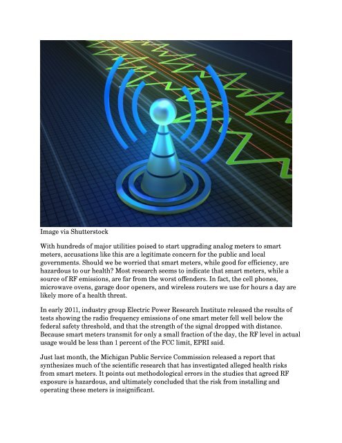 Smart Meters - Public Service Commission