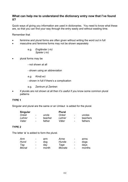 VOCABULARY - AQA