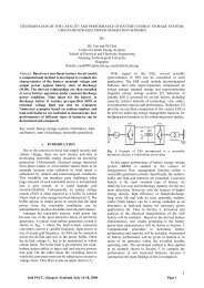 DETERMINATION OF THE CAPACITY AND ... - PSCC