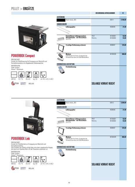 MCZ Produktkatalog 2012 - AES-Energiesysteme GmbH