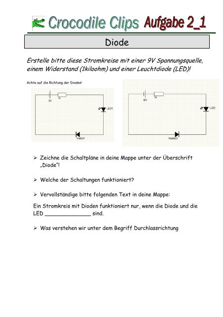 Aufgabe Diode