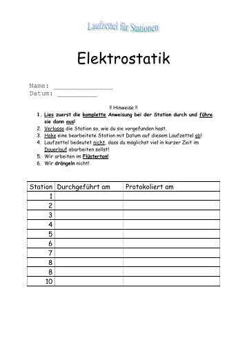 Elektrostatik