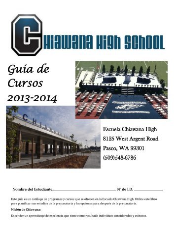 Guia de Cursos 2013-2014 - Pasco School District