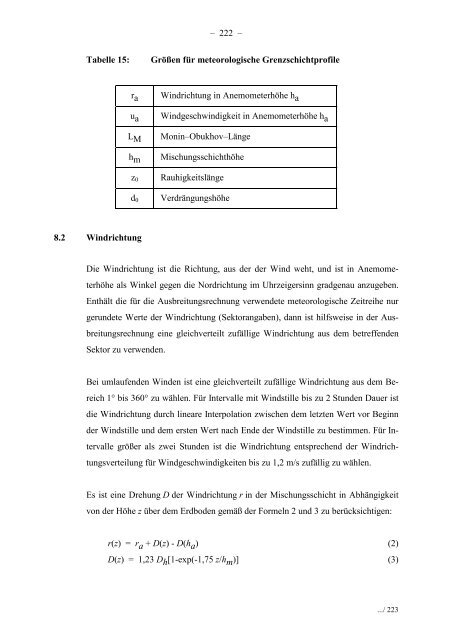 Technische Anleitung zur Reinhaltung der Luft - TA Luft