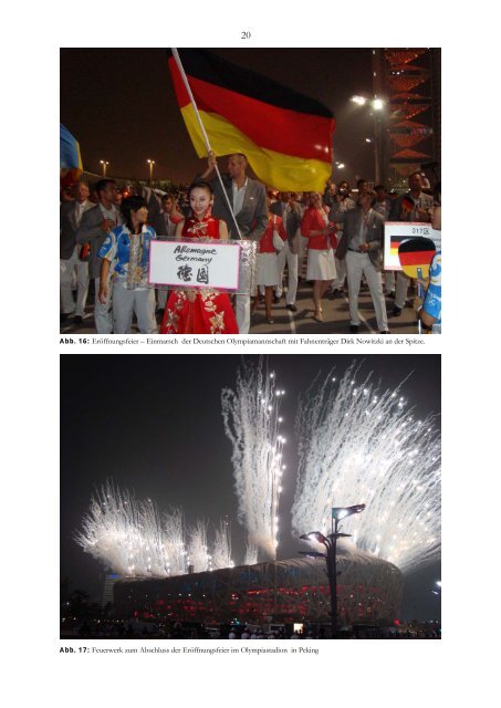 XXIXX. Olympische Spiele Peking 2008 - Der Deutsche Olympische ...