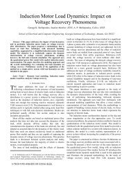 Induction Motor Load Dynamics: Impact on Voltage Recovery ...