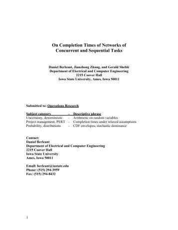 On Completion Times of Networks of Concurrent and Sequential Tasks