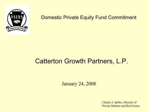 Catterton Growth Partners, LP - PSERs