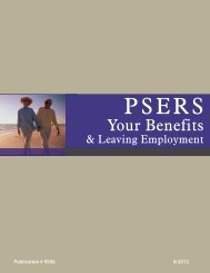 Leaving Employment - PSERs