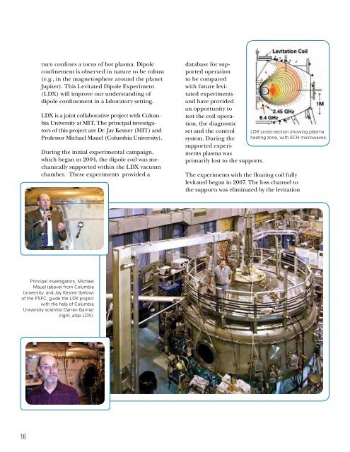 From the Director - Plasma Science and Fusion Center - MIT