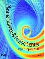 Download a copy of the latest PSFC Progress Report - Plasma ...