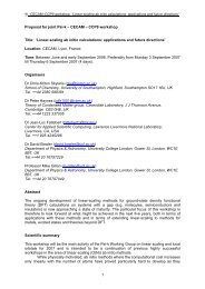 Proposal for joint Psi-k â CECAM workshop