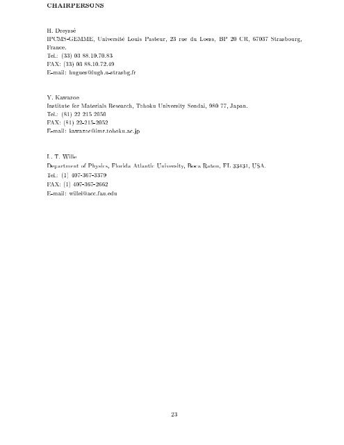 CALCULATION OF COMPLEX PROCESSES IN MATERIALS ... - Psi-k