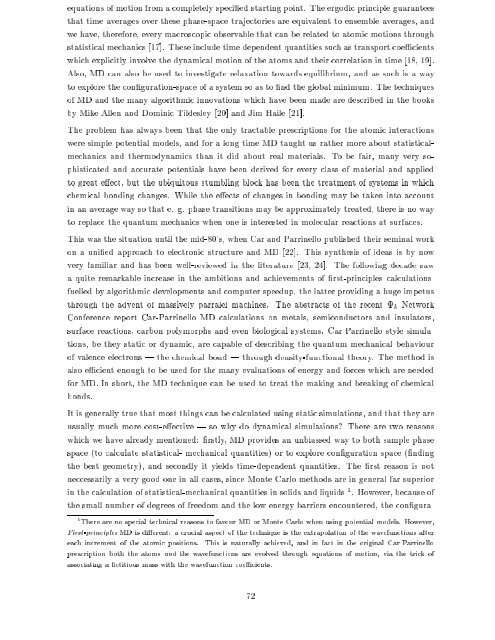 CALCULATION OF COMPLEX PROCESSES IN MATERIALS ... - Psi-k