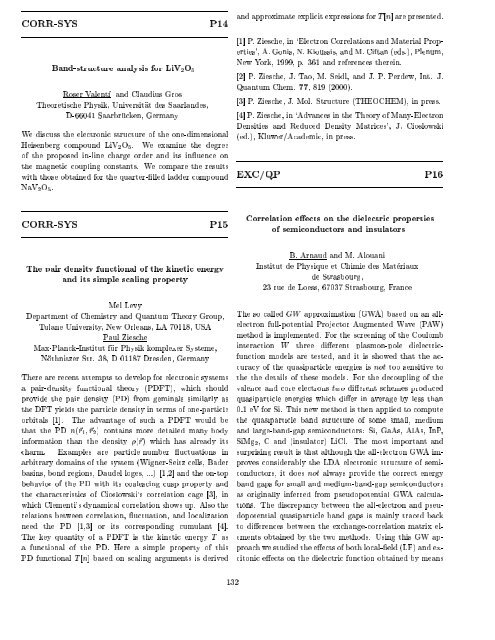 Programme and Abstracts Ab initio (from electronic structure ... - Psi-k