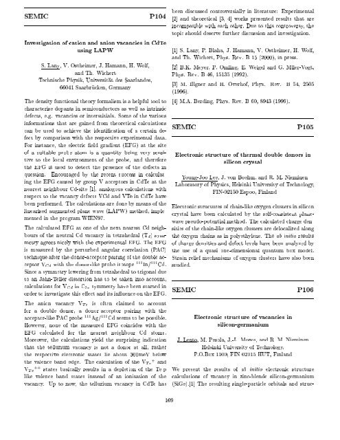 Programme and Abstracts Ab initio (from electronic structure ... - Psi-k