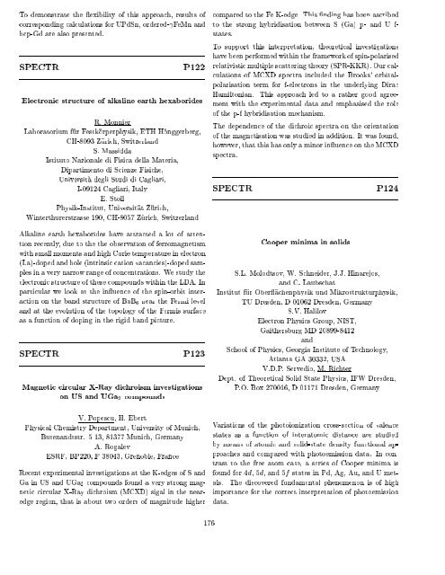 Programme and Abstracts Ab initio (from electronic structure ... - Psi-k