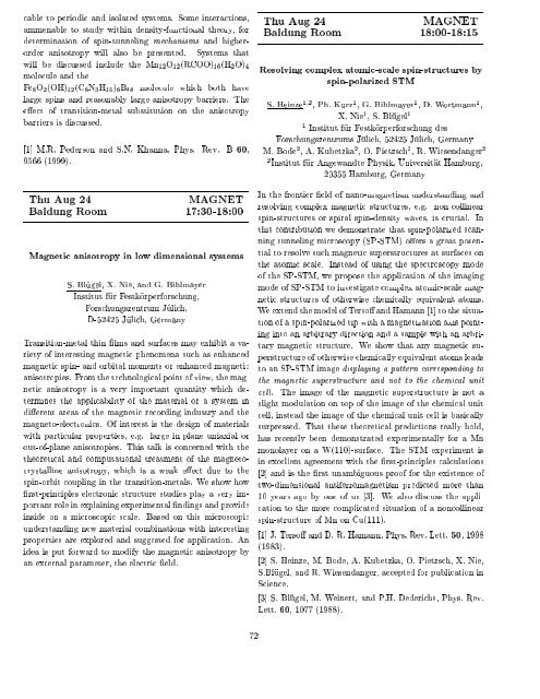 Programme and Abstracts Ab initio (from electronic structure ... - Psi-k