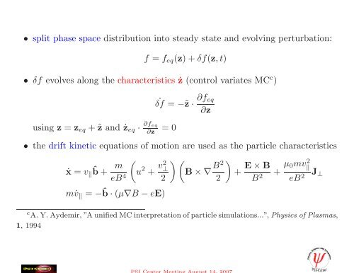 Kinetic Particles