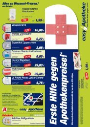 flyer gegenueber dem.. - easy Apotheke