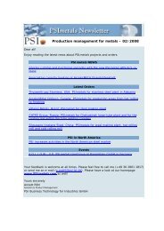 Newsletter 02/08 (english) - PSI Metals