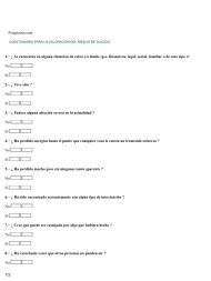 Cuestionario para la ValoraciÃ³n del Riesgo Suicida - Psiquiatria.com