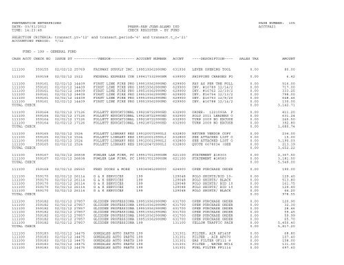 2011-2012 Period 06 February Check Register - Pharr-San Juan ...