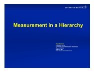 Measurement in a Hierarchy - Practical Software and Systems ...