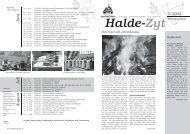 Mitteilungsblatt 2/2014 der Ökumenischen Gemeinde Halden St. Gallen