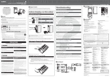 Yamaha Stagepas 300 Portable PA System Manual - American ...