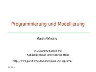 Programmierung und Modellierung