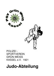 Judo-Abteilung - PSV GrÃ¼n-WeiÃ Kassel eV