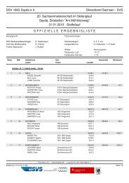 SSV 1863 Sayda e.V. Skiverband Sachsen - SVS 20 ... - PSV Zittau