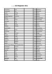 07.11.2011 IGS Mitglieder 2011