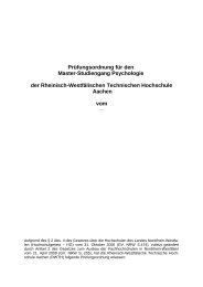 neue, vorlÃ¤ufige MasterprÃ¼fungsordnung Psychologie - Institut fÃ¼r ...