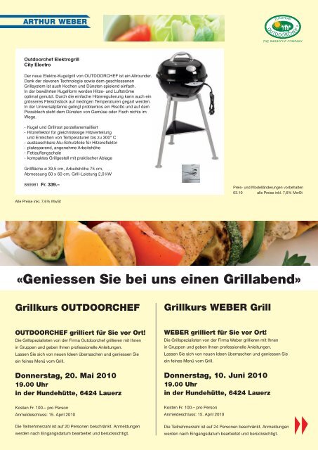 Barbecue 10 - Arthur Weber AG