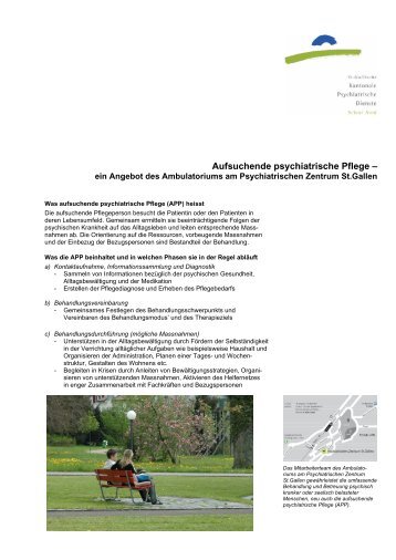 Aufsuchende Psychiatrische Pflege (APP) (779 kB, PDF)