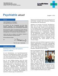 Psychiatrie aktuell