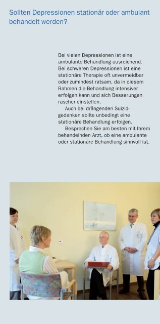 Ratgeber Depression - Psychiatrie - UniversitÃ¤tsklinikum Erlangen