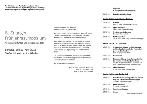 Programm_8. Erlanger Fruehjahrssymposium_2013.pdf - Psychiatrie