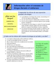 Información sobre el consumo de drogas durante ... - Emory Psychiatry