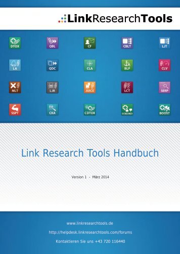 Link Research Tools Handbuch