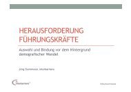 HERAUSFORDERUNG FÜHRUNGSKRÄFTE