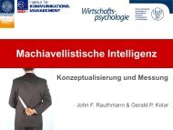 Machiavellistische Intelligenz