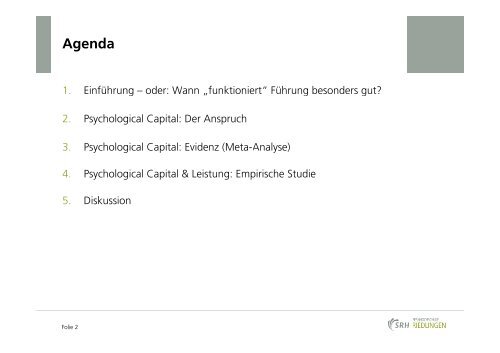 „Psychological Capital“: Relevanz für Leistung und Führung