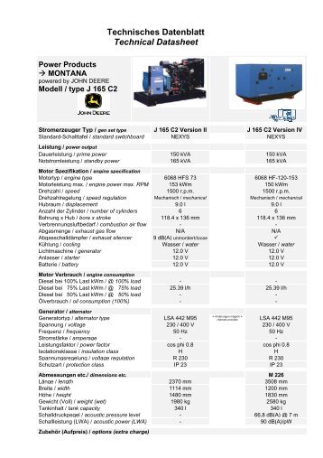 Technisches Datenblatt Technical Datasheet