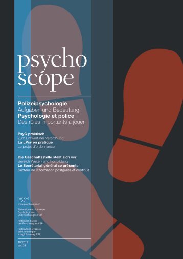 PSC 10-12 - Föderation der Schweizer Psychologinnen und ...