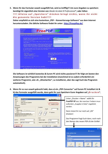 Anleitung Formular Praktikumsbericht